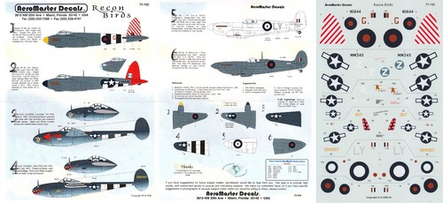 Aeromaster decals 72 - aeromaster, 1/72