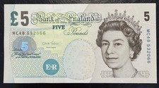 Old Five £5 Pound Note