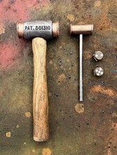 Pair of Copper Headed Vintage Hammers