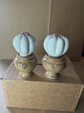 Vintage Small Ceramic Cactus In Pot Ornaments Home Decor