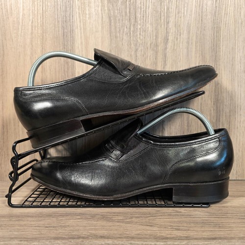 Barker black leather loafers - barker,