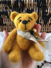 Needle felted ooak jointed - needle,