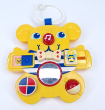 Matchbox Yellow Teddy Bear Activity Toy Mini 1992 Vintage Crib