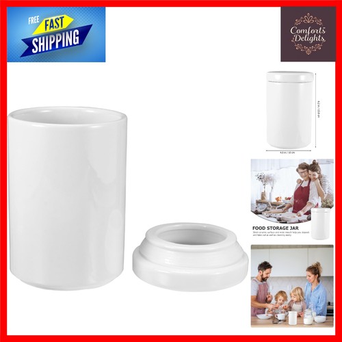 Elegant white ceramic - white, airtight