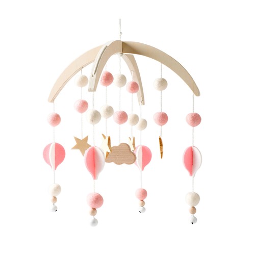 Baby mobile with wooden - baby, arch