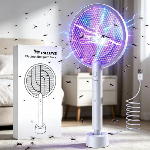 Electric bug zapper racket fly - bug,