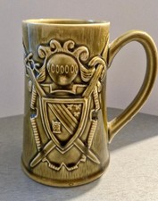 Vintage German Style Beer Mug, Jug Ceramic Marked Japan, Mint Condition