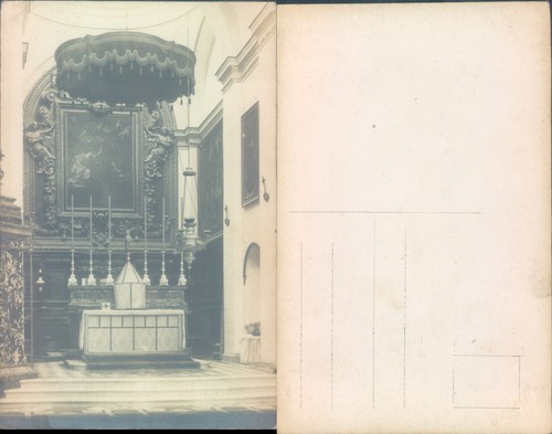 Church altar interior