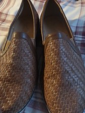 Lady's Size 5 Kangol Brown Shoes Slip Ons Good Condition