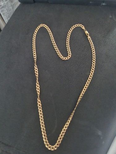 9ct gold curb necklace - 9ct,