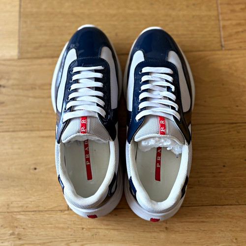 Prada men low - top, lace-up