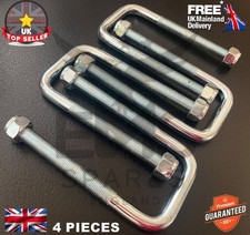4x Leaf Spring U-BOLTS FORD