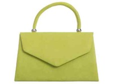 Women's Faux Suede Clutch Bag
