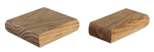 Staircase newel post cap flat - staircase,