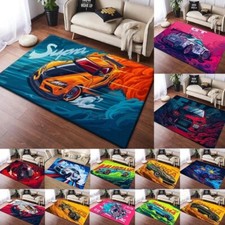 Cool Racing Car Pattern Carpet