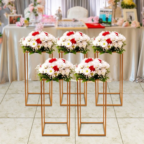 5pcs gold wedding - 5pcs, stand