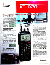 ICOM IC-R20 SCANNER RECEIVER 2