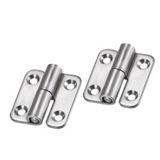 2pcs Lift Off Hinge Butt Door Hinges Left Handed Small Flag Hinges 37mm Long