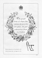 Original 1951 advert for RAYNE
