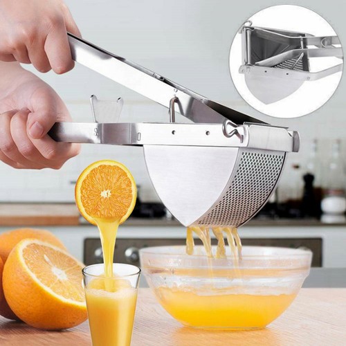 Heavy duty steel potato ricer - potato,