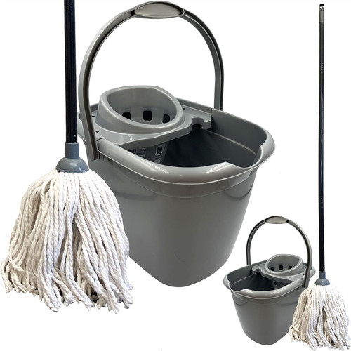 Mop and bucket set - mop,
