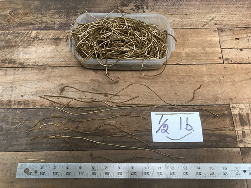 Brass hair coils - brass,