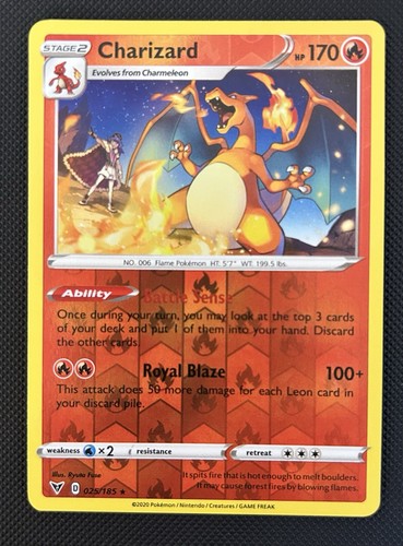 Pokémon tcg charizard 025 185 - tcg,