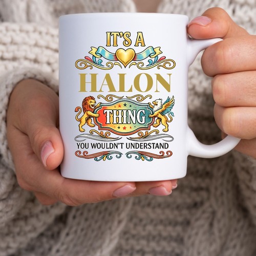Halon name mug a family - mug, it's