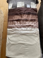 Next cream curtains 66" by 54" tab top