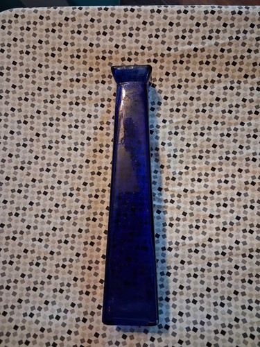 Colbalt blue vase inch tall - blue,