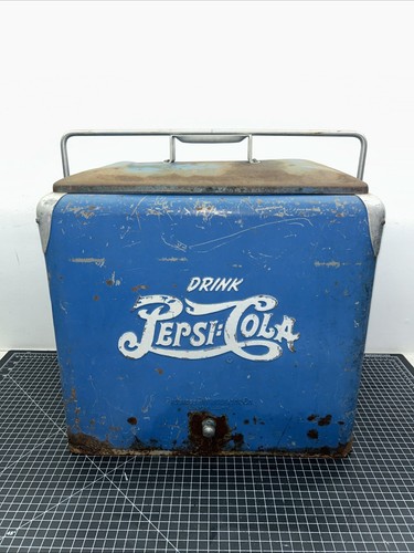 1950s blue pepsi cola - 1950s,