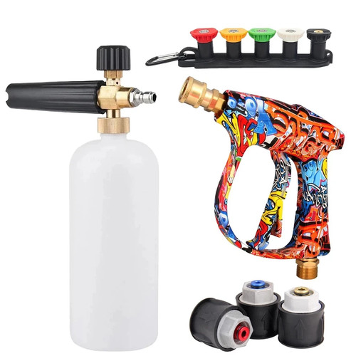 High pressure washer water - high,