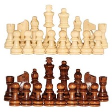Wooden Chess Pieces Set 32