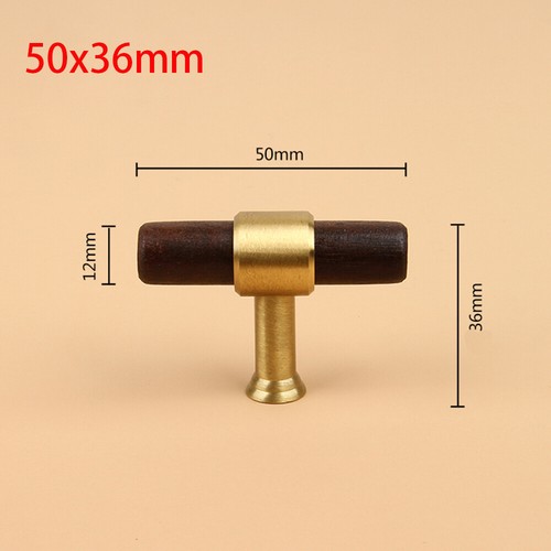 Brass walnut black drawer - brass,