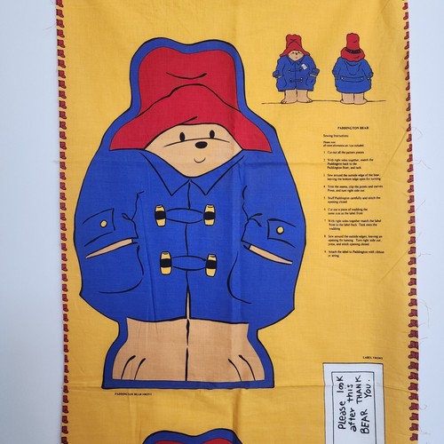Paddington bear fabric - bear,