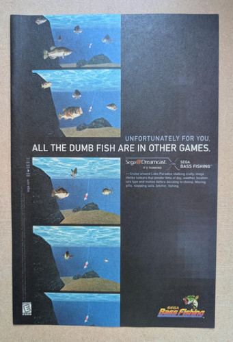 Sega bass fishing - bass, dreamcast