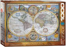 Antique World Map 1000 piece jigsaw puzzle 680mm x 480mm