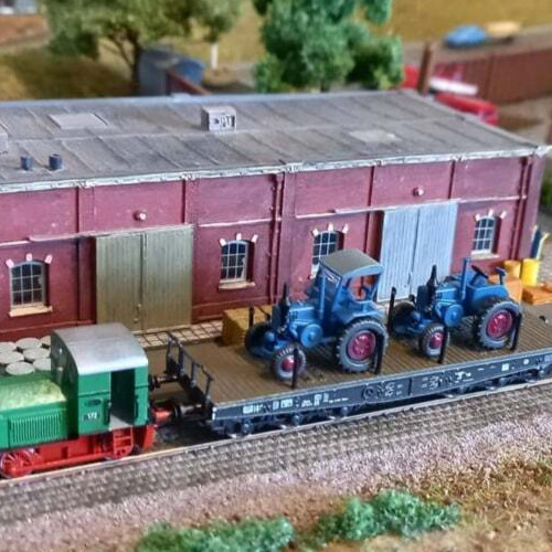 Lanz bulldog tractor with - lanz,