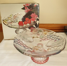 SOGA JAPAN GLASS 8 INCH FOOTED