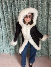 Vintage 60s 70s Real Suede