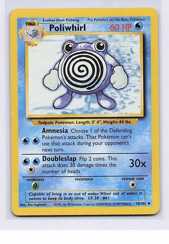 Poliwhirl 102 uncommon - uncommon, base