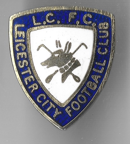 Leicester city enamel football - city,
