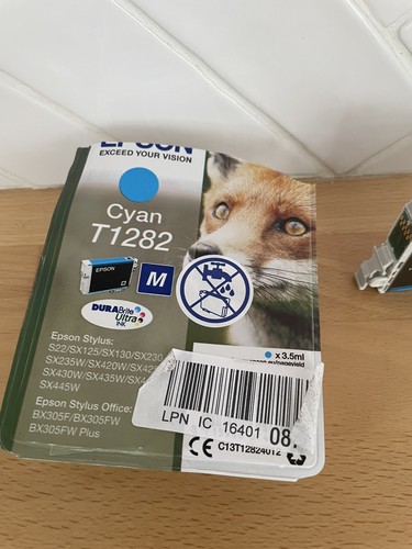 Epson t1282 cyan ink - t1282, cartridge