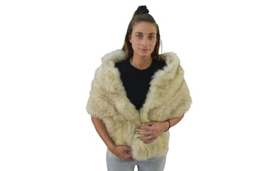 Fox fur stole natural - fur, |