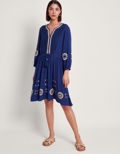 Monsoon alani blue crochet - monsoon,
