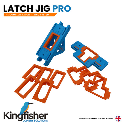 Door latch router jig pro - latch,