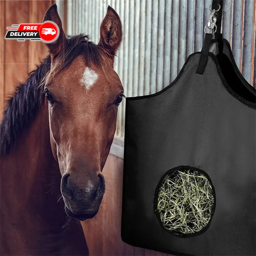 Horse hay bag - horse, oxford