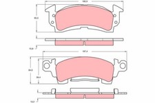 Fits trw moto gdb742 - moto,