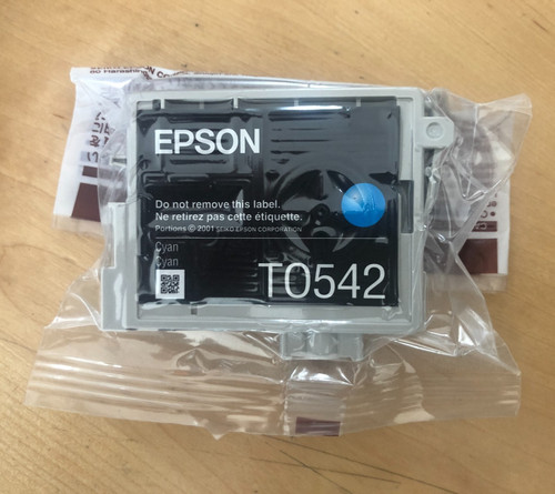 Genuine epson ink t0542 cyan - genuine,