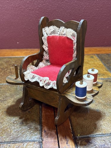 Vintage wooden rocking chair - vintage,
